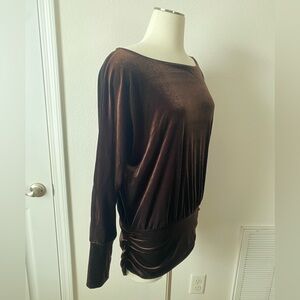 Boston Proper Velvet Shirt